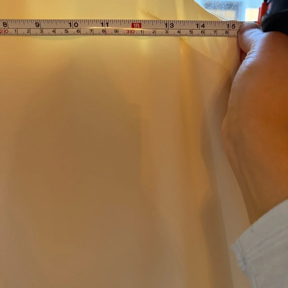 Ronny Kobo Fallen Feathered-Hem Mini Dress – Ivory (XS) - Picture 10 of 12